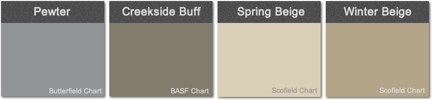 Scofield Colors Color Chart