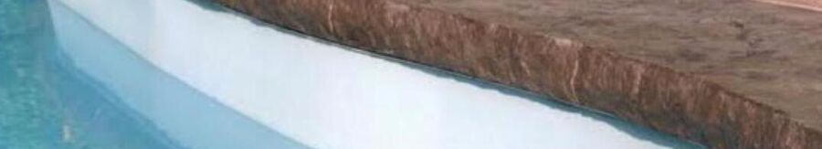 Textured Stone Wrap coping profile